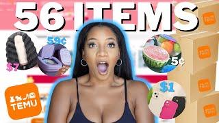 I SPENT $20 ON TEMU & GOT 56 ITEMS! HUGE HAUL (Gadgets, Skincare, Makeup, Hair + more)