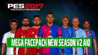 PES2017 | MEGA FACEPACK NEW SEASON V2 AIO FOR ALL PATCHES