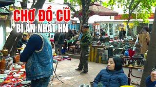 chợ đồ cũ bí ẩn nhất Hà Nội | Toàn đồ độc lạc lối không muốn về #docuhanoi