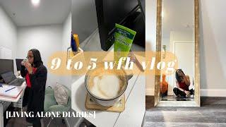 *REALISTIC* WORK FROM HOME VLOG: productive work day, errands, chats, & more |LIVING ALONE DIARIES