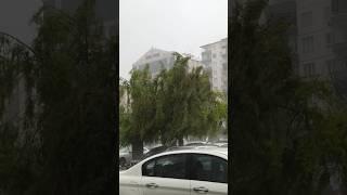 Kayseri'de yağmur . KAYSERİ CITY Walking Tour/HDR 4K/#kayseri 2025 ŞEHİR Turu