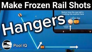 Easily pocket your rail-shots (free Pool lessons)