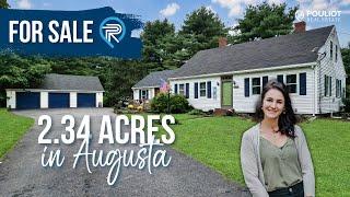 Charming 3BR/2BA on 2.34 Acres in Augusta, Maine | Maine Real Estate