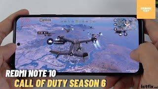 Redmi Note 10 Call of Duty Gaming test Update Season 6 | Snapdragon 678, 6GB RAM