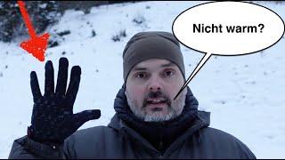 The Heat Company Merino Handschuhe im Test | Winter Camping Ausrüstung