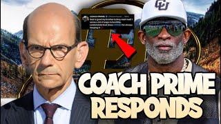  Coach Prime Responded To Paul Finebaum Extreme Disrespect Of The Job He Is Doing At Colorado ‼️