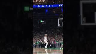 Jayson Tatum winked to the Celtics crowd after knocking down his 5th three of the half