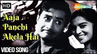 O Aaja Panchi Akela Hai | Dev Anand, Kalpana | Mohd Rafi & Asha Bhosle Duet | Nau Do Gyarah (1957)