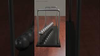 Blender Animation | Newton's Cradle (Pendulum)