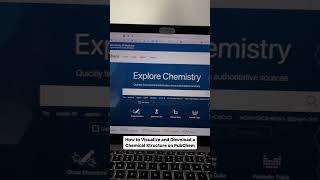 How to Visualize and Download a Chemical Structure on PubChem