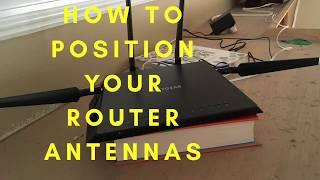 How To Position Your Router Antennas?