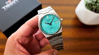 Tissot PRX Powermatic 80 - 40mm Light Green - Tiffany Blue? Unboxing