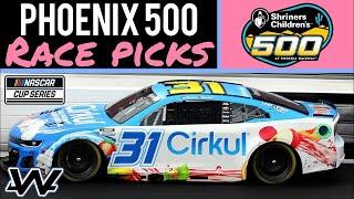 NASCAR Shriners Children's 500 | DRAFTKINGS AND FANDUEL DFS PICKS