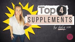 Top 4 SUPPLEMENTS For Health & Wellbeing | My Daily Supplement Regime | Taylored Health