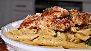 Creamy Salmon Alfredo Pasta Recipe | Easy  & Delicious 30 Minute Dinner