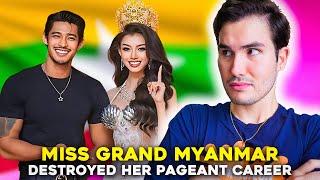 Miss Grand Myanmar DESTROYED Her Pageant Career in SECONDS | Miss Grand International 2024 Drama