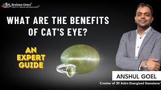 What are the Benefits of Cat's Eye (Lehsunia)?    #brahmagems #diamond #catseye #gemstone