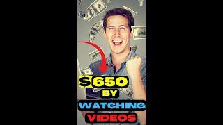 Earn $560 Per Week Very Easily By Watching YouTube Videos (2022-2023) | (NEW METHOD) #Shorts