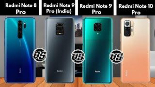 Redmi Note 8 Pro vs Redmi Note 9 Pro India vs Redmi Note 9 Pro vs Redmi Note 10 Pro - COMPARISON