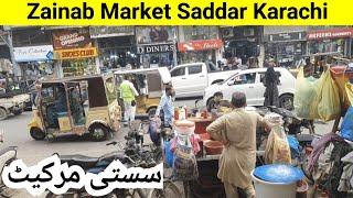 Saddar Market Walking Tour | Zainab Market Saddar Karachi #saddarmarket #zainabmarket