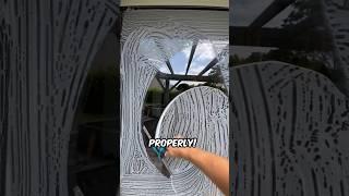 Satisfying window cleaning that broke the internet 🪟  #shorts