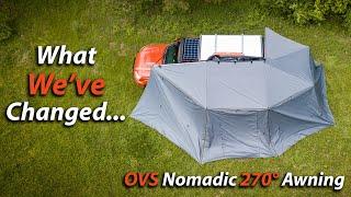 OVS Nomadic 270 Updates and Wall Review // Amazing Awning for Half the Cost?