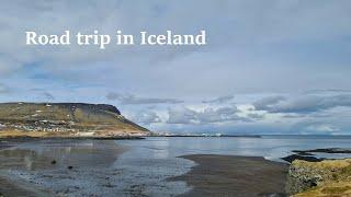 Road trip in Iceland at early spring