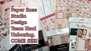 COME SEE My FIRST Paper Rose Studio Unboxing as a NEW Designer for 2025.