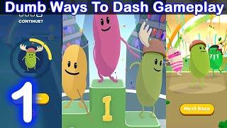 Dumb Ways To Dash! Gameplay | Walkthrough (IOS , Android) | MG Games