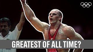 Aleksandr Karelin's first Olympic bout! ‍️