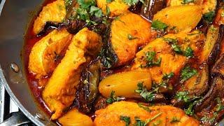 FISH CURRY RECIPE  | SIMPLE FISH CURRY WITH VEGETABLES FROM BENGAL