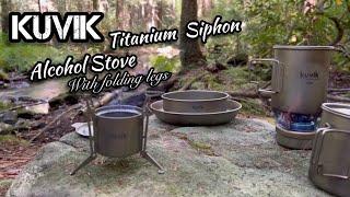 Kuvik Titanium Siphon Alcohol Stove