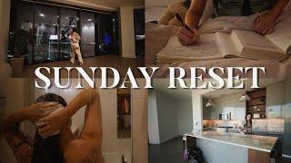 SUNDAY RESET WITH ME | deep cleaning, self-care, journaling, etc.