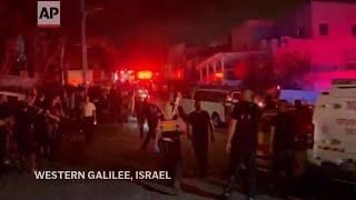 Damage and emergency response in western Galilee, Israel after retaliatory Iran attack