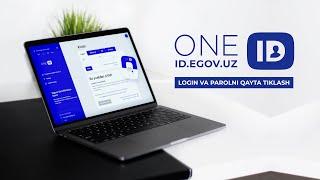 One ID tizimdagi login va parolni qayta tiklash