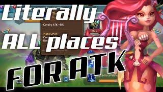 How to increase attack in Lords Mobile