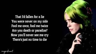 Billie Eilish - No Time To Die (Lyrics)