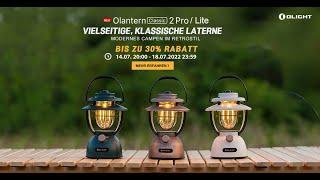 Neue Retro-Laterne: Olantern Classic 2 Lite & Pro