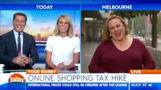 TODAY How Import GST will impact shopping overseas Jo Munro explains