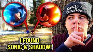 DRONE CATCHES SONIC & SHADOW IN REAL LIFE! (SONIC THE HEDGEHOG 3)