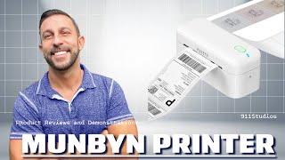 MUNBYN RealWriter RW402B Bluetooth Thermal Label Printer