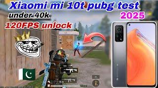 Best mobile for pubg under 40k in Pakistan 2025  | Xiaomi mi 10t pubg test | mi 10t pubg graphics.