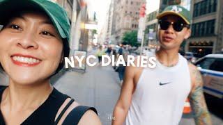 summer in nyc vlog | hanging out with friends and exploring the city!