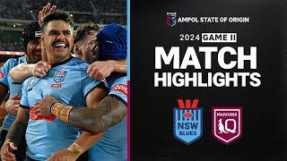 NRL 2024 | Blues v Maroons | Match Highlights