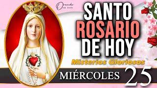 Santo Rosario Corto de Hoy Miércoles 25 de Septiembre  Misterios Gloriosos  @orando_con_jesus