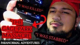 The Most HAUNTED House In Chicago | THE GAGE PARK MASSACRE *INSANE VOICES CAPTURED*