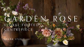 Making a Floral Centrepiece with Garden Roses & Peonies