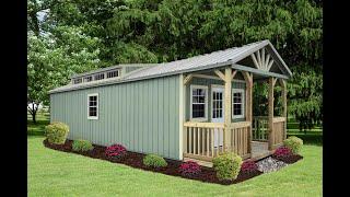 Prefab Tiny House Shell- The Swiss Cabin by Mid-America Structures LLC- Table Rock, Nebraska