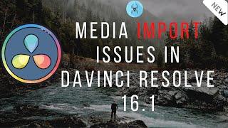 davinci resolve import media not working! (FIX!)