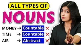 All Types of Nouns just in 10 Minutes | Learn English Grammar | English Connection Kanchan Keshari